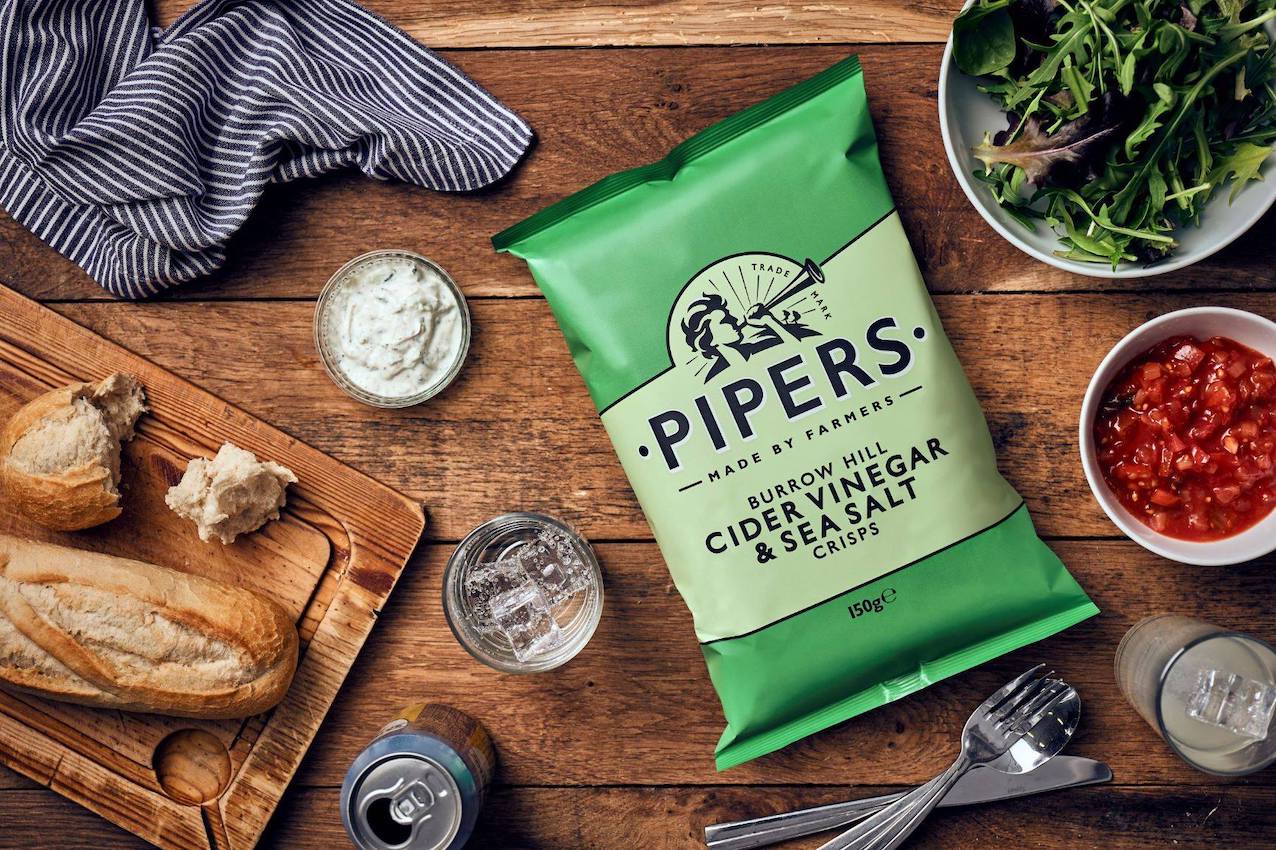 Chips – Pipers Cider Vinegar & Sea Salt, 150g - 2
