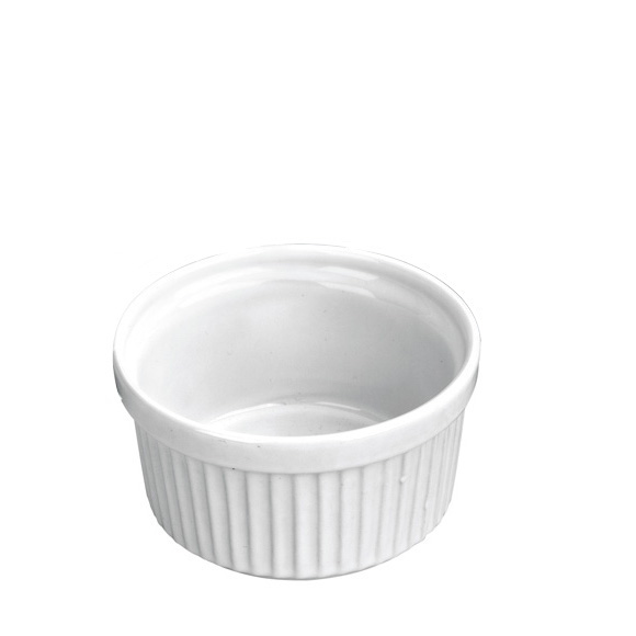 Ramekin i vit keramik Ø:9cm 17cl - 2