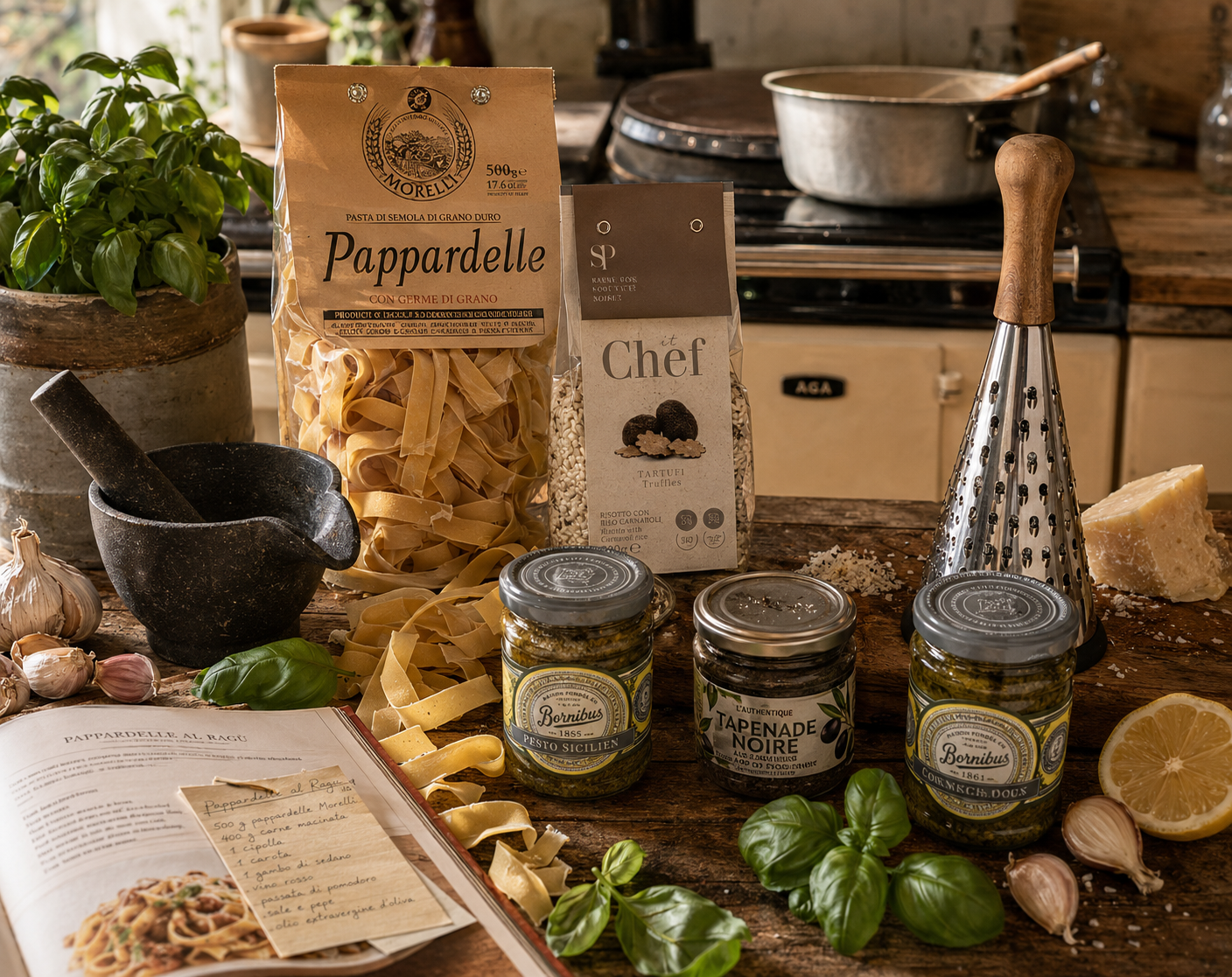 Pasta, Risotto & Skafferivaror