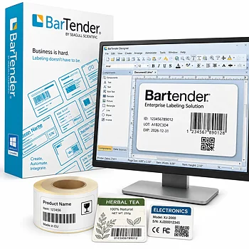 Seagull BarTender Professional, sovelluslisenssi, 10 tulostinta