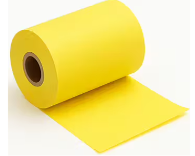 Yellow parking tickets, width 57 mm
