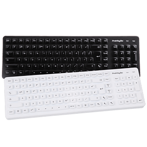 PrehKeyTec SIK 2500, US-layout, alfa, USB, svart