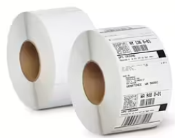 Transport label 105 X 220 mm, sleeve 76 mm, for label printer