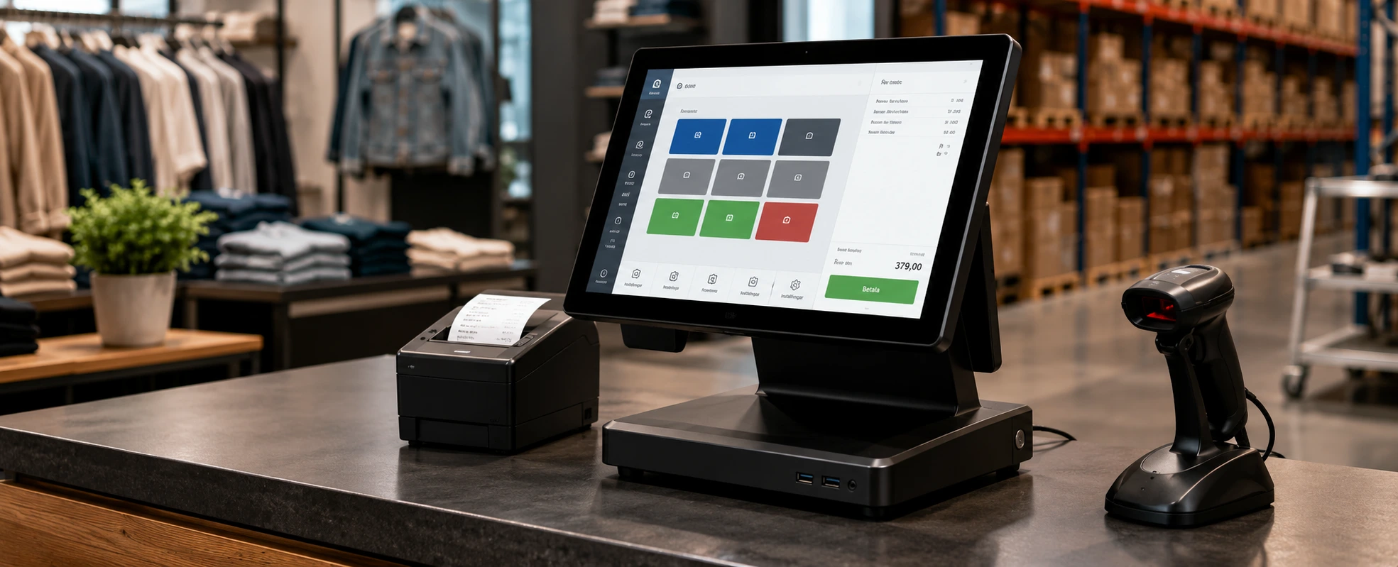 Multifunction PC for retail, warehouse and industry