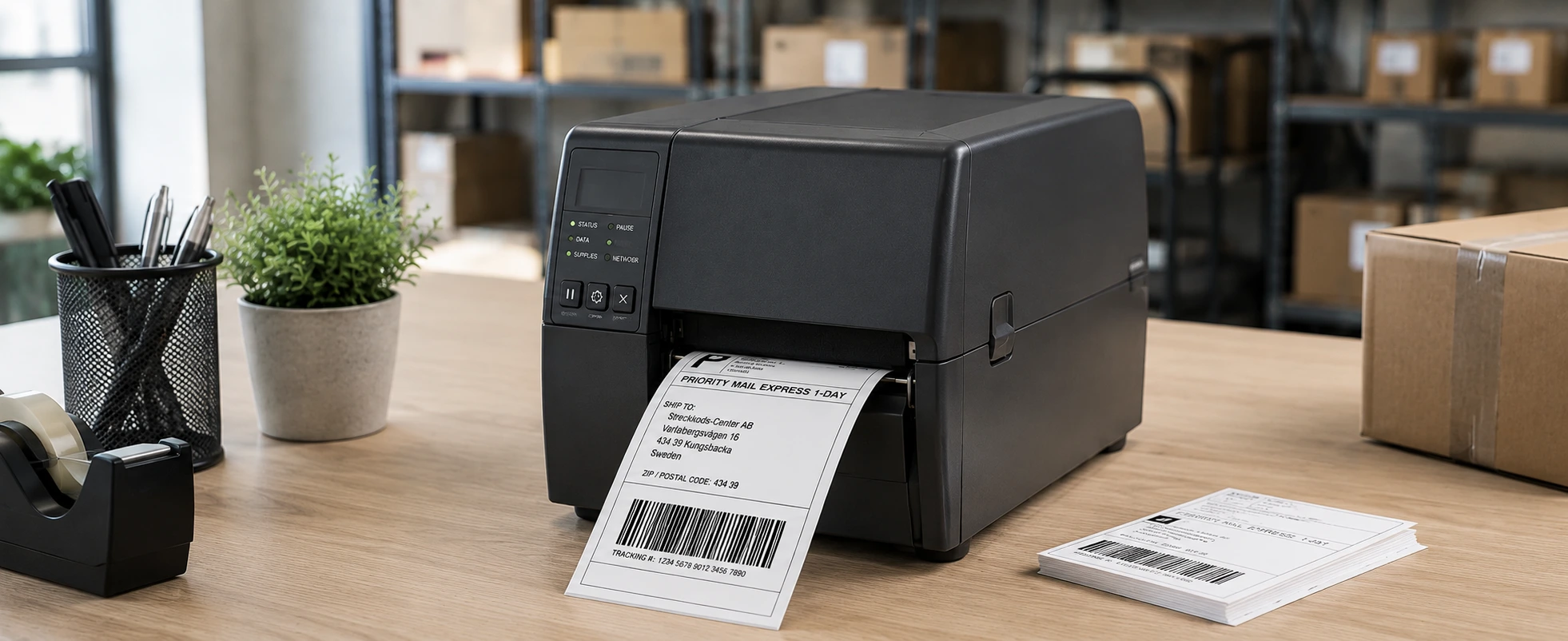 Professional label printers and barcode printers for warehouse logistics and retail