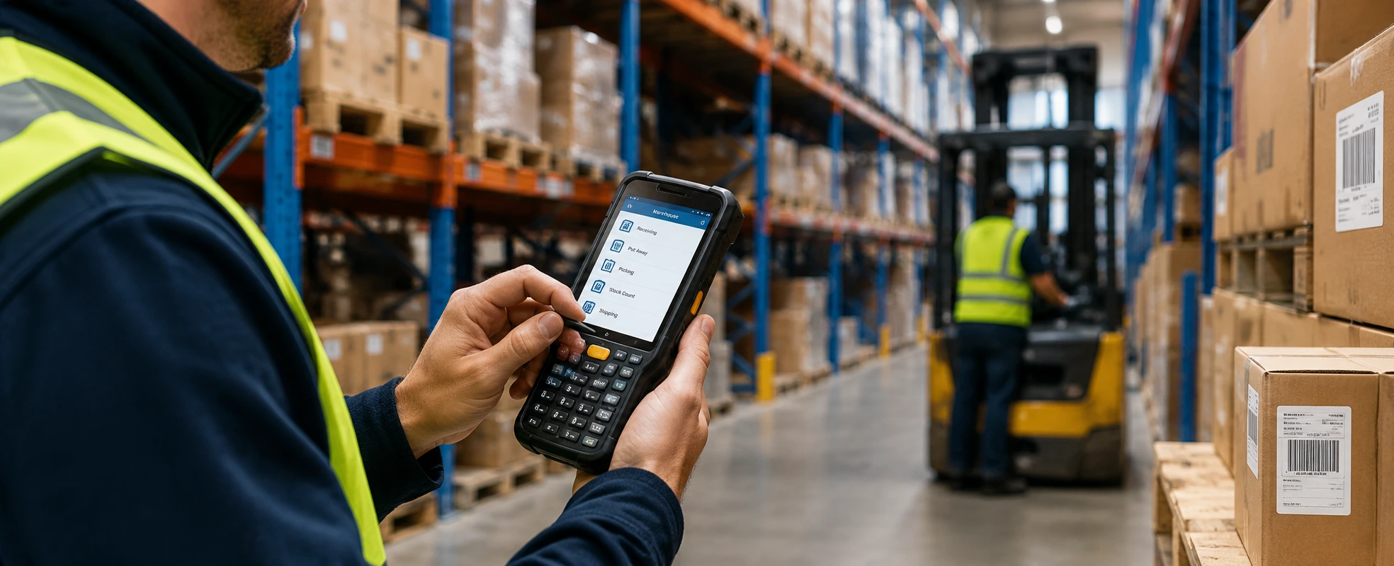 Håndterminaler til lager, logistik og industri