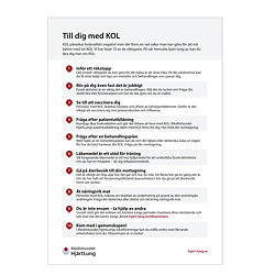 Checklista för dig med KOL