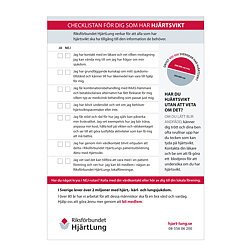 Checklista Hjärtsvikt