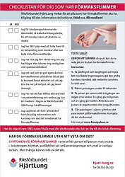 Checklista Förmaksflimmer