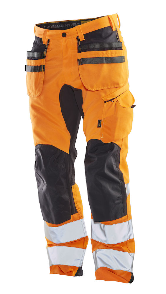 Jobman 2240 Hantverksbyxa Stretch Varsel - 2