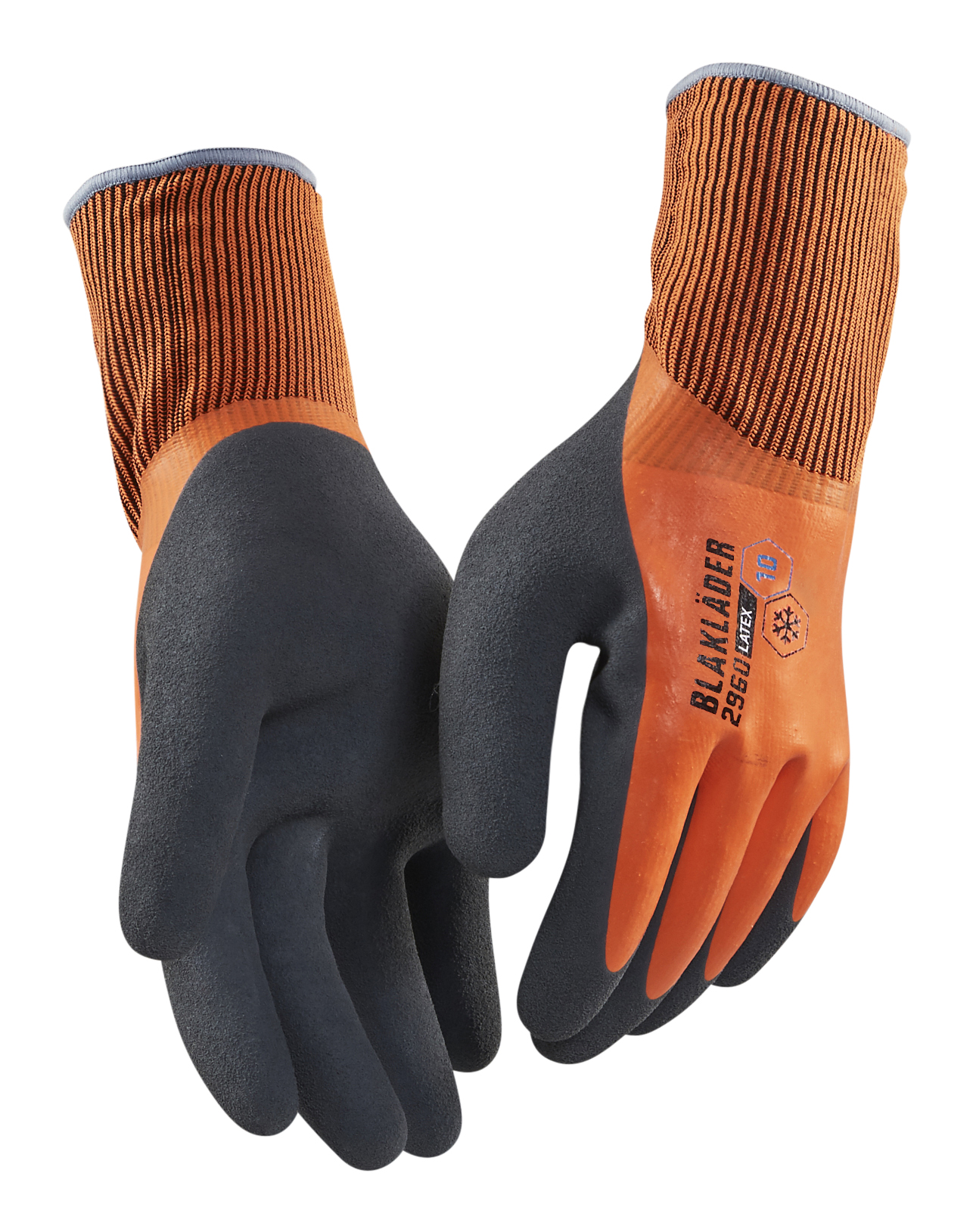 Blåkläder 296214515300 ARBETSHANDSKE FODRAD WR, LATEXDOPPAD