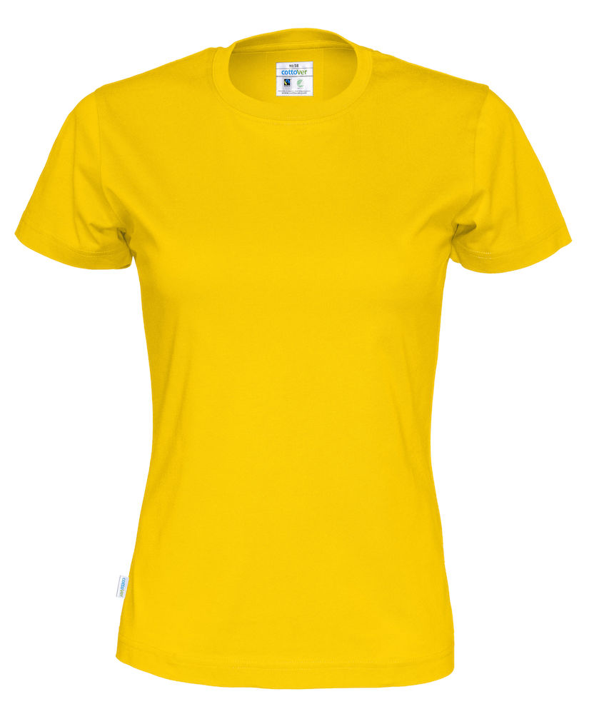 T-shirt Lady, CottoVer Collection är kläder som har tillverkats med hänsyn till människa och miljö - 4