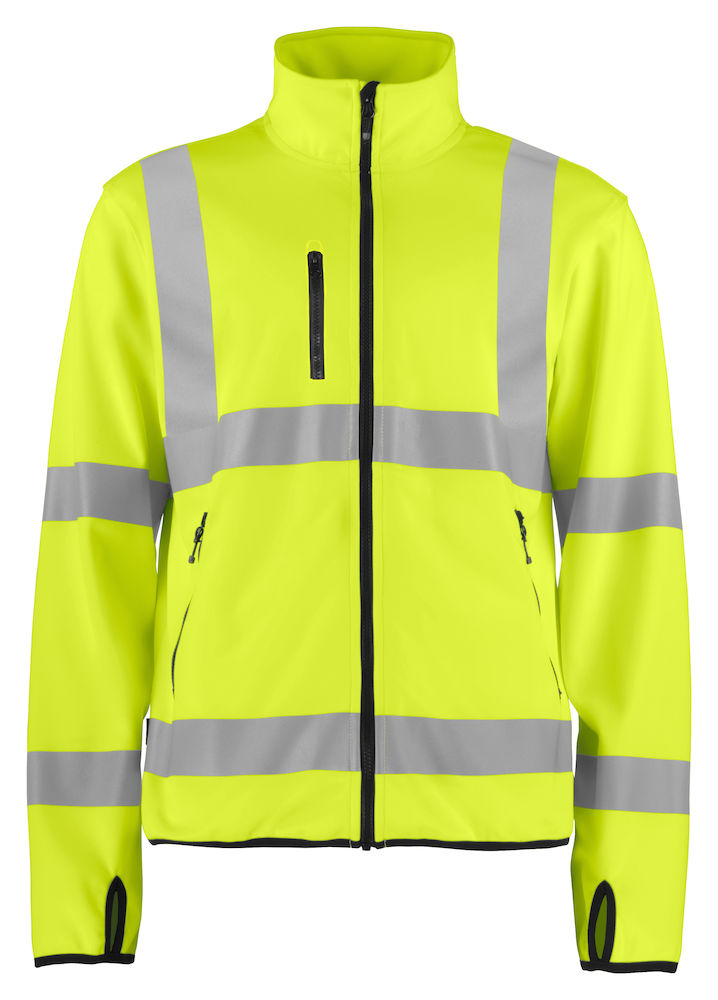 Projob 6105 SOFTSHELLJACKA LITE EN ISO 20471 KLASS 3