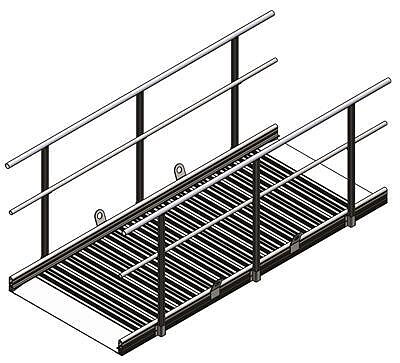Cantilever Ferry Ramp (2Rails) 3,00m / 1,20m
