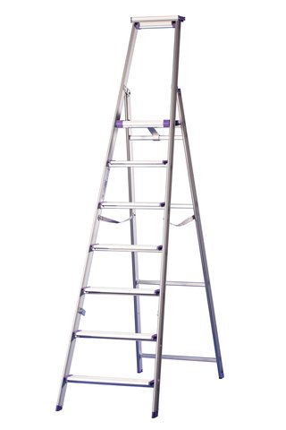 Trappstege Enkelsidig Pro Classic, 7-steg, 1,70m