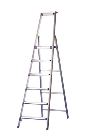 Trappstege Enkelsidig Pro Classic, 6-steg, 1,45m