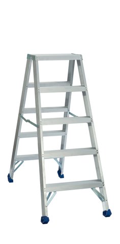 Laggo Trappstege Dubbelsidig Pro, 5-steg, 1,13m