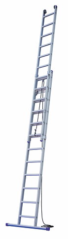 Pro Classic 2-part rope pulled ladder 8,4m