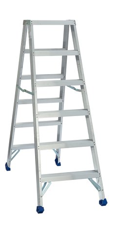Laggo Trappstege Dubbelsidig Pro, 6-steg, 1,36m