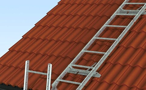 Roof-ladder 2,0m steel 330mm