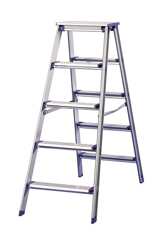 Trappstege Dubbelsidig Pro Classic, 5-steg, 1,20m