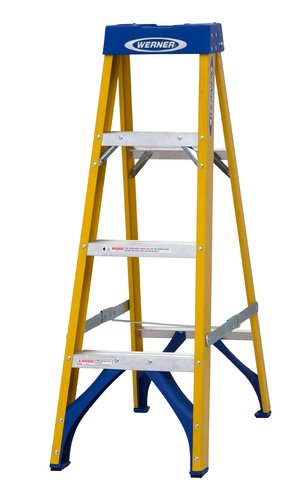 Werner Fiberglass Stepladder 716, 1,12m