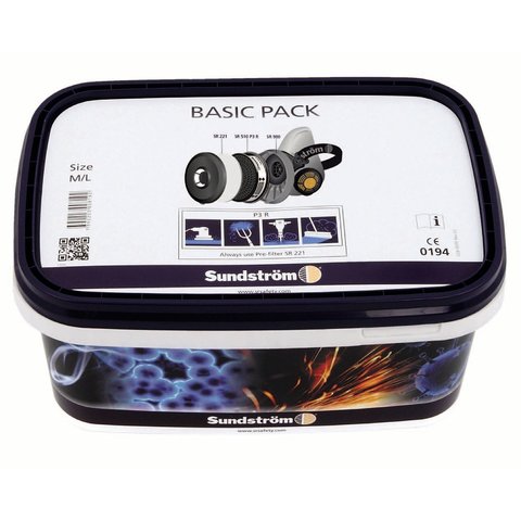 Sundström Halvmask Basic Pack M-L