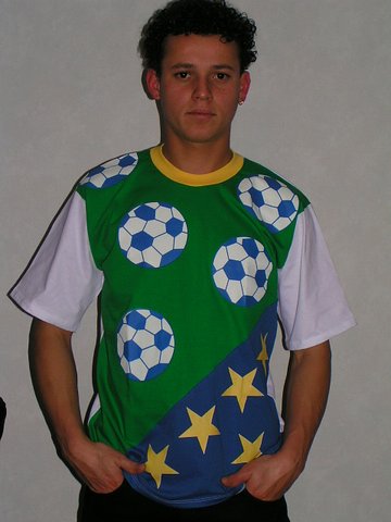 Brasil T-Shirt Bolas1 Unisex size L