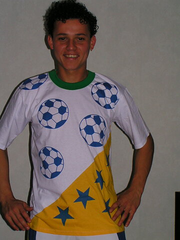 Brasil T-Shirt Bolas2 Unisex size M