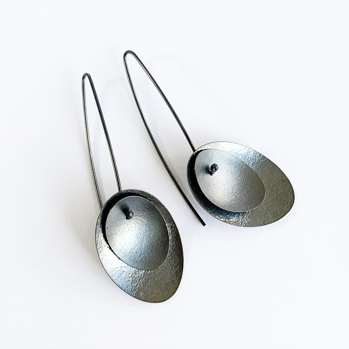 Ohrschmuck zwei Ovale - 2