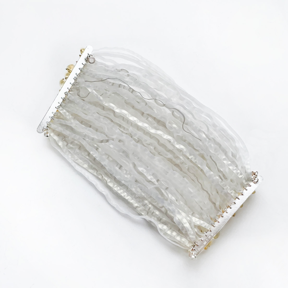 Armsmycke med facettslipade citriner - 3