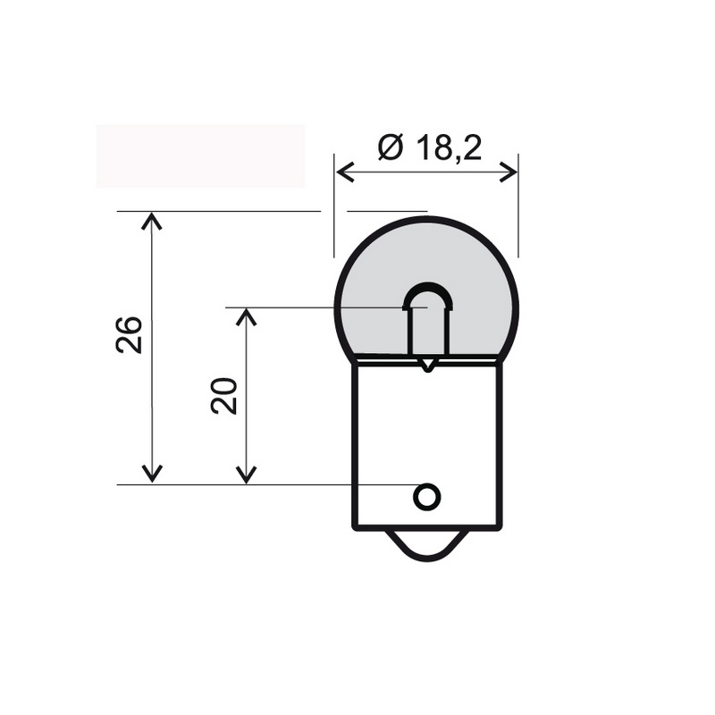 Glödlampa 12V-10W