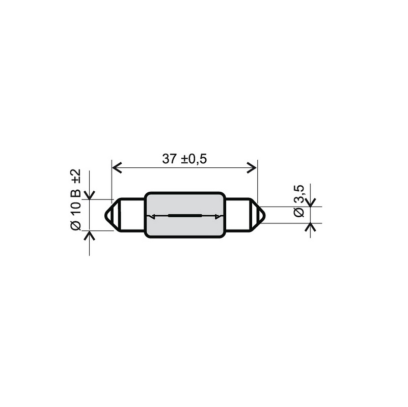 Glödlampa 6V-5W