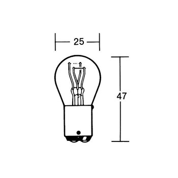 Glödlampa 6V-21/5W