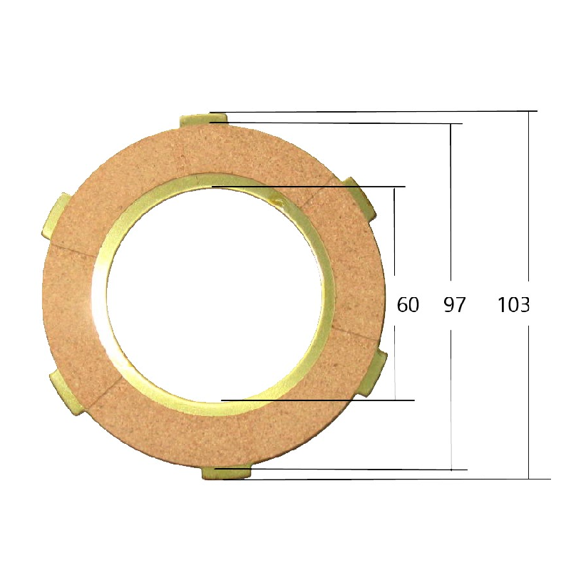 Lamellsats 125-150cc - 2