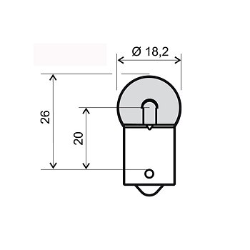 Glödlampa 6V-10W