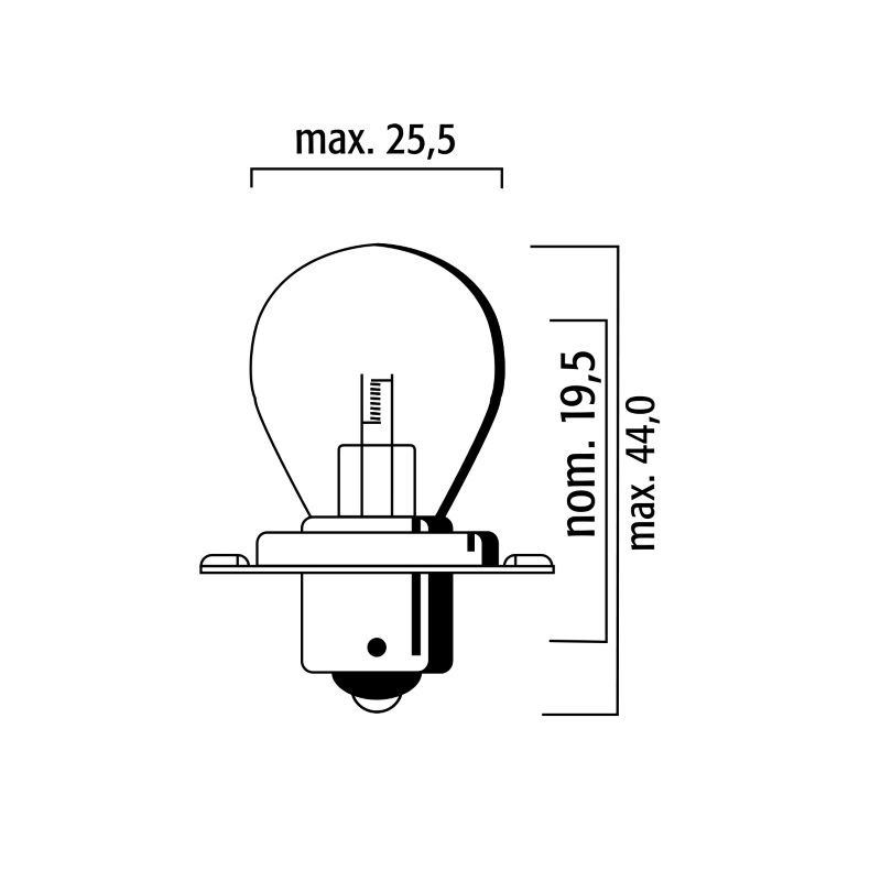 Glödlampa 6V-15W