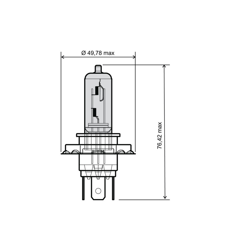 Glödlampa 12V 35/35W