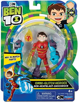 Ben 10 Omni-Glitch Ben-Heatblast-ShockRock	