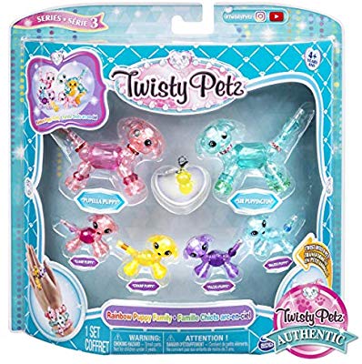 Twisty Petz Rainbow Puppy Family 6-Pack Serie 3