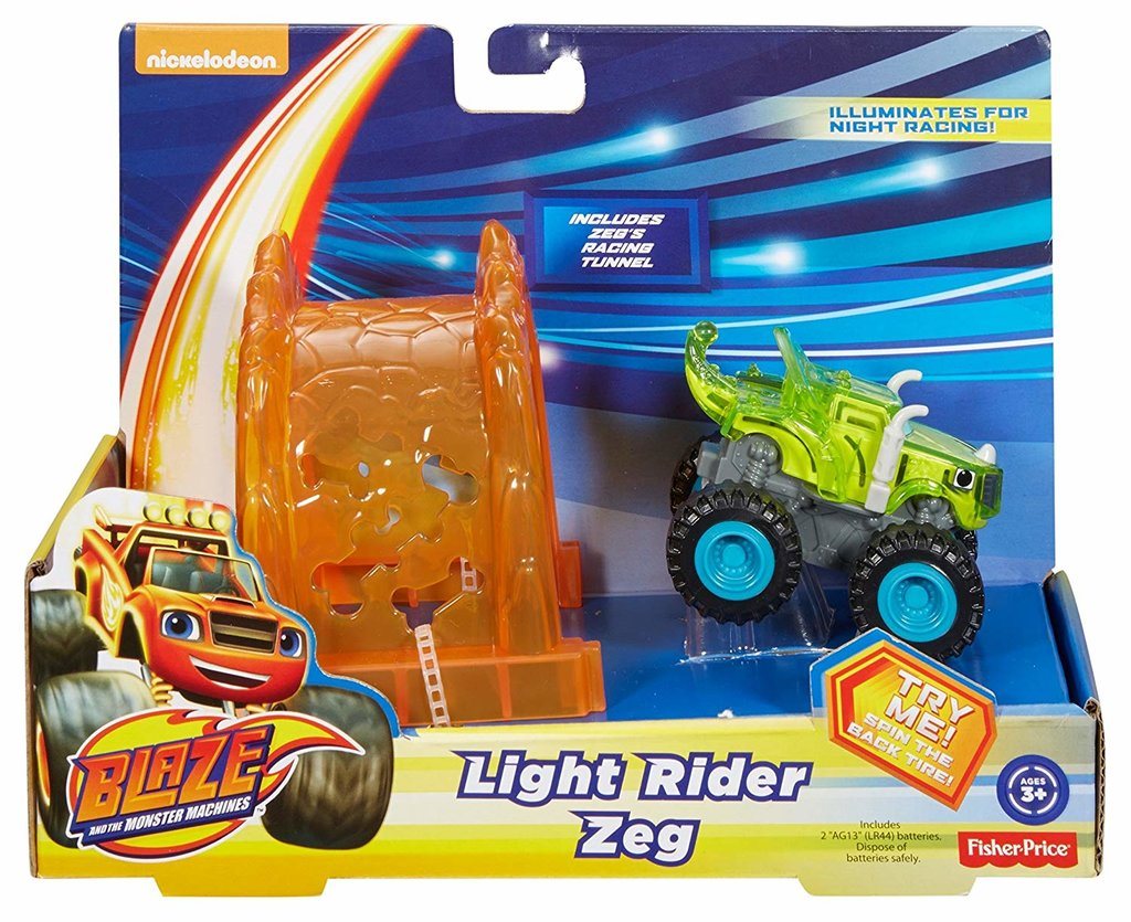 Blaze och Monstermaskinerna Light Rider Rider Zeg