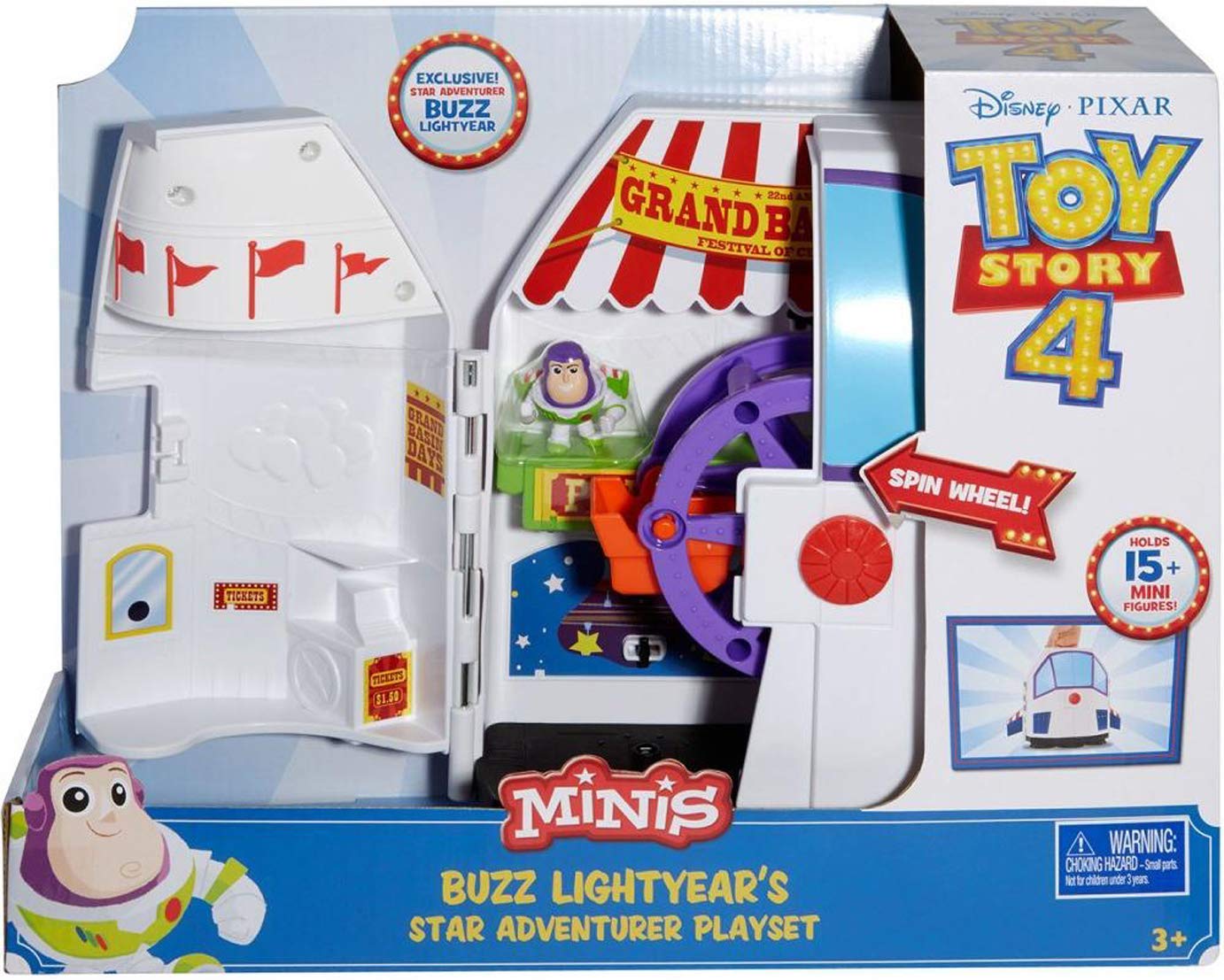 Toy Story 4 Minis Buzz Lightyear's Star Adventurer Playset