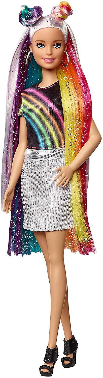 Barbie - With the #Barbie Rainbow Sparkle Hair doll, there are so