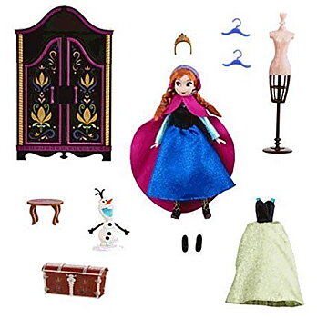 Disney Frozen  Anna Mini Doll Wardrobe Play Set