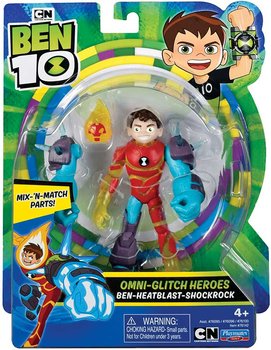 Ben 10 Omni-Glitch Heroes Ben-Heatblast-Shockrock