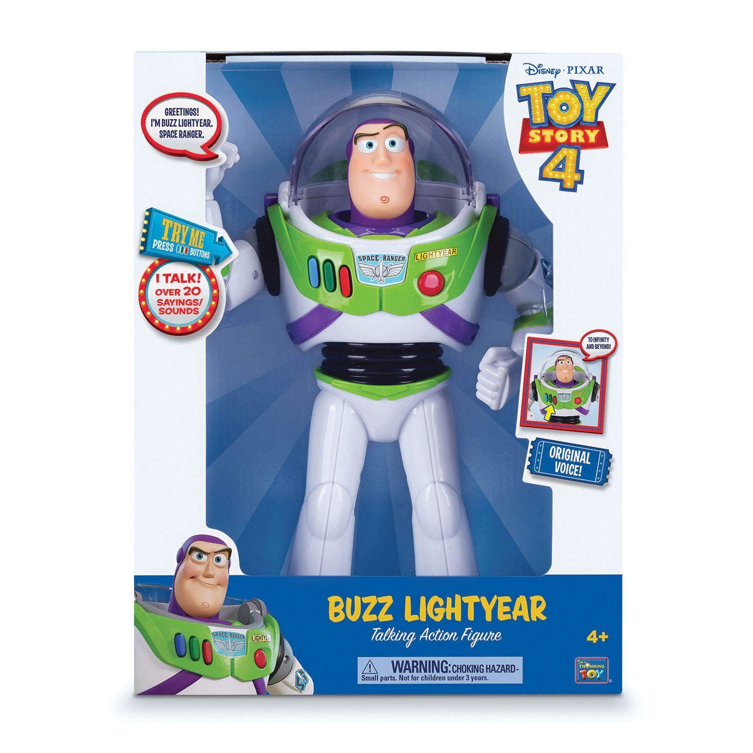 Toy Story 4 Talande Buzz Lightyear / Talar Svenska