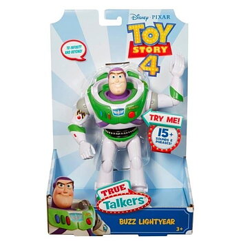 Toy Story 4 True Talkers Buzz Lightyear Talande Figur 18cm