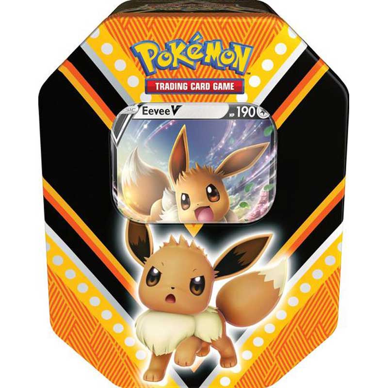 Pokemon Fall Tin Eevee V Tin Box	
