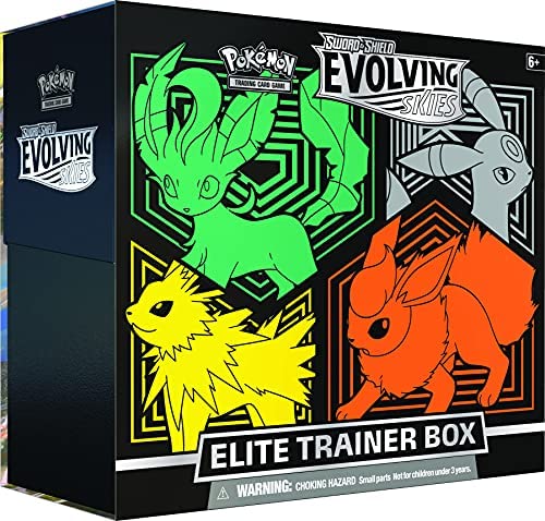 Pokemon Evolving Skies Elite Trainer Box Grön/Orange SWSH7 - Carsmästaren