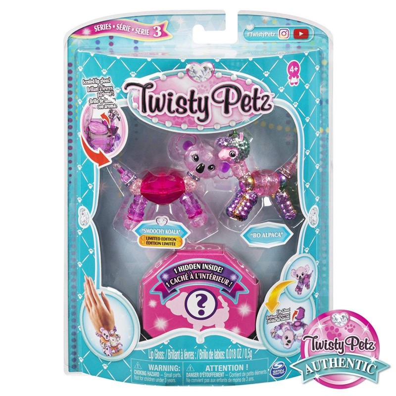 Twisty Petz 3-Pack Serie 3 Smoochy Koala & Bo Alpaca